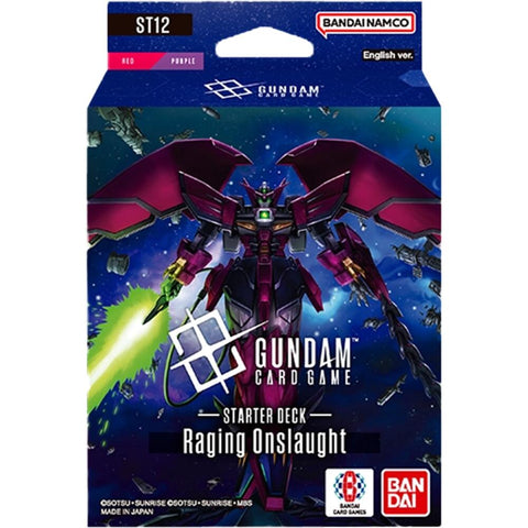 Gundam Card Game ST12 Raging Onslaught Starter Deck (Release Date 25 Sep 2026)