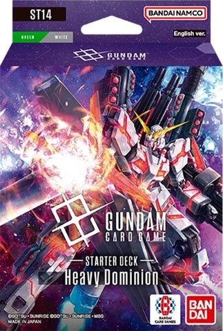 Gundam Card Game ST14 Heavy Dominion Starter Deck (Release Date 25 Sep 2026)