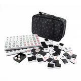 LPG Mahjong Travel Case - Classic Set with Black Tiles