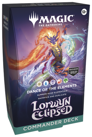 Magic: The Gathering Lorwyn Eclipsed Commander Deck-Dance of the Elements (Release Date 23 Jan 2026)