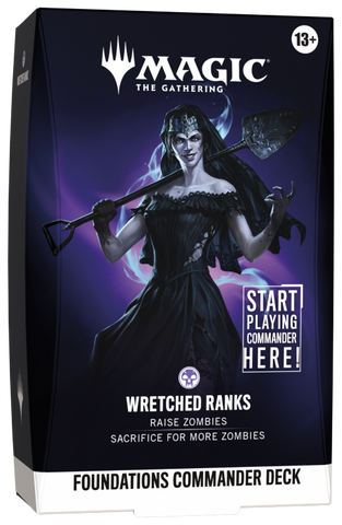 MTG Foundations Commander Deck-Wretched Ranks (Release Date 02 Oct 2026)