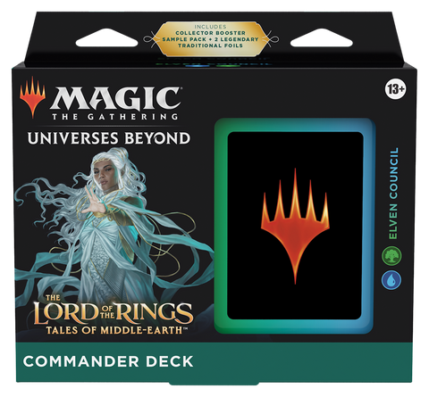 MTG The Lord of the Rings: Tales of Middle-earth Commander Deck-Elven Council (Release Date 23 Jun 2023)