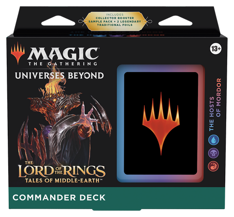 MTG The Lord of the Rings: Tales of Middle-earth Commander Deck-The Hosts of Mordor (Release Date 23 Jun 2023)