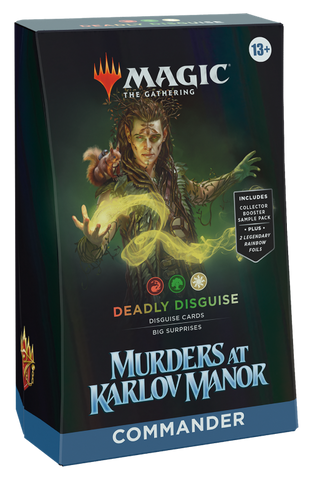 Magic: The Gathering Murders at Karlov Manor Commander Deck-Deadly Disguise (Release Date 9 Feb 2024)