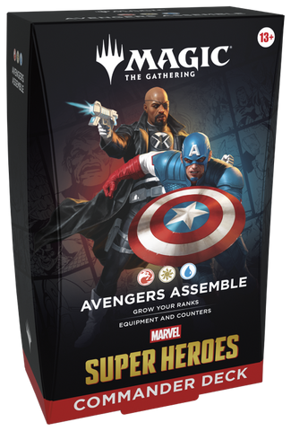 MTG Marvel Super Heroes Commander Deck-Avengers Assemble (Release Date 26 Jun 2026)