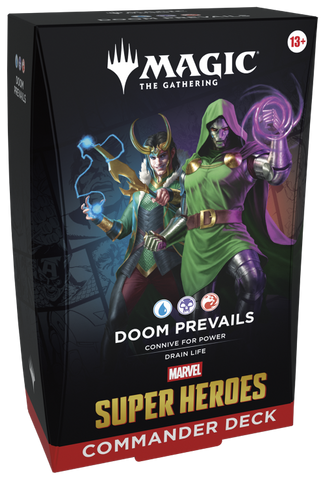 MTG Marvel Super Heroes Commander Deck-Doom Prevails (Release Date 26 Jun 2026)