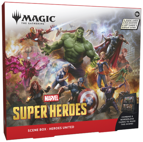 MTG Marvel Super Heroes Scene Box-Heroes United (Release Date 26 Jun 2026)