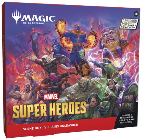 MTG Marvel Super Heroes Scene Box-Villains Unleashed (Release Date 26 Jun 2026)