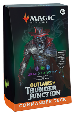 MTG Outlaws of Thunder Junction Commander Deck-Grand Larceny (Release Date 19 Apr 2024)