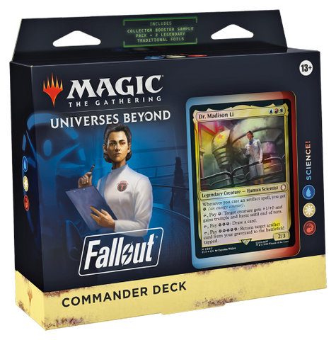 Magic: The Gathering Fallout Commander Deck-Science! (Release Date 8  Mar 2024)