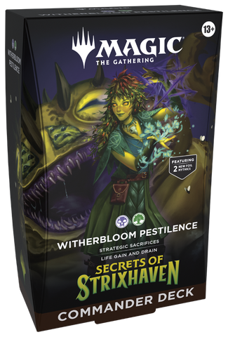 MTG Secrets of Strixhaven Commander Deck-Witherbloom Pestilence (Releasee Date 24 Apr 2026)