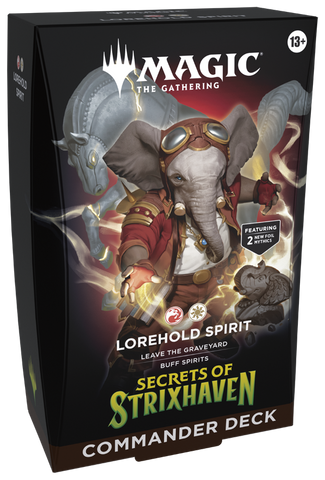 MTG Secrets of Strixhaven Commander Deck-Lorehold Spirit (Releasee Date 24 Apr 2026)