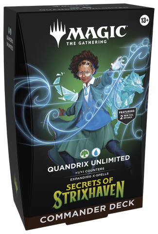 MTG Secrets of Strixhaven Commander Deck-Quandrix Unlimited (Releasee Date 24 Apr 2026)
