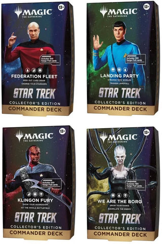 MTG Star Trek Commander Decks Collector's Editions-Set of 4 (WPN Early Access 06 Nov 2026)
