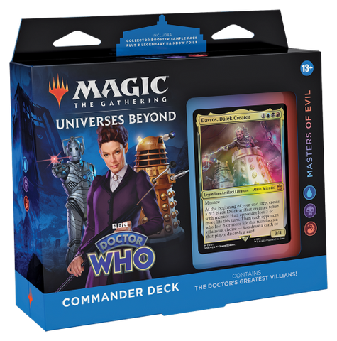 MTG Doctor Who Commander Deck-Masters of Evil (Release Date 13 Oct 2023)