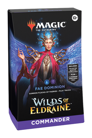 MTG Wilds of Eldraine Commander Deck-Fae Dominion(Release Date 8 Sep 2023)