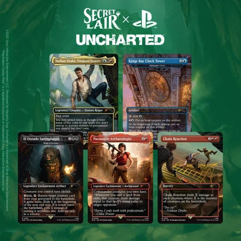 Magic Secret Lair x Uncharted (Release Date 18 Dec 2025)