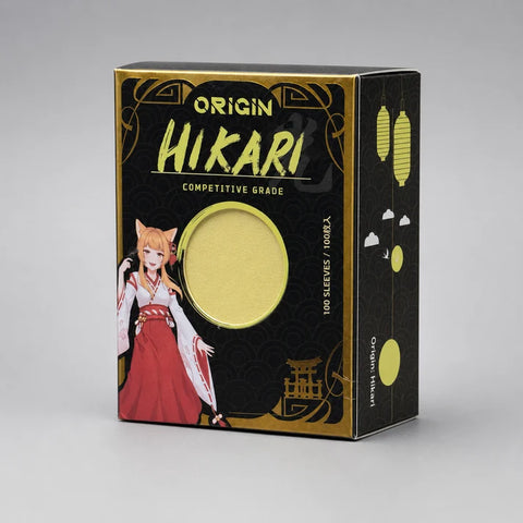 Mamoru Origin Hikari Competitive Grade Sleeve-Matte Pastel Yellow