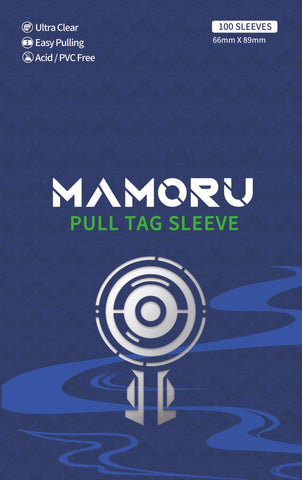 Mamoru Pull Tag Sleeve (66mm x 89mm , 100 Sleeves)