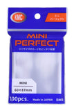 KMC PERFECT SIZE SLEEVE (100 SLEEVES/PACK) - MINI SIZE-Clear