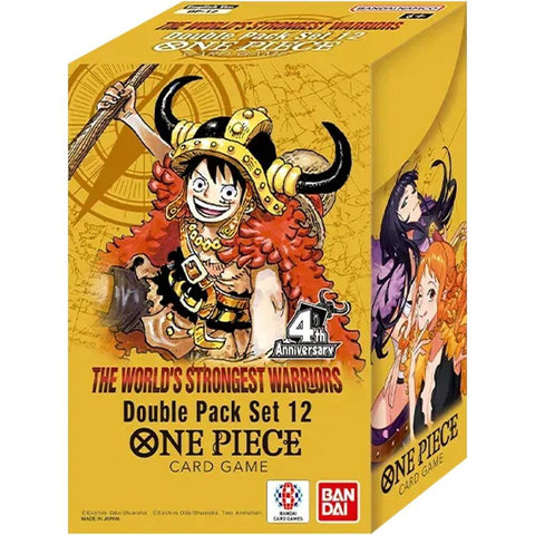 One Piece Card Game DP-12 Double Pack Set 12-The World's Strongest Warriors (Release Date 28 Aug 2026)
