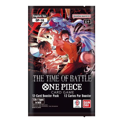 One Piece Card Game OP-16 The Time of Battle Booster Pack (Release Date 12 Jun 2026)