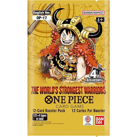 One Piece Card Game OP-17 The World's Strongest Warriors Booster Pack (Release Date 28 Aug 2026)
