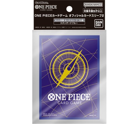 One Piece Card Game Official Sleeves Set 2-Blue
