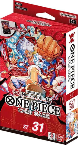 One Piece Card Game ST-31 Starter Deck RED Monkey.D.Luffy (Release Date 31 Jul 2026)