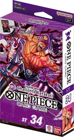 One Piece Card Game ST-34 Starter Deck PURPLE Charlotte Katakuri (Release Date 31 Jul 2026)