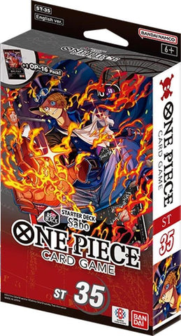 One Piece Card Game ST-35 Starter Deck RED/BLACK Sabo (Release Date 31 Jul 2026)
