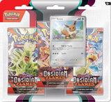 POKÉMON TCG Scarlet & Violet 3 Obsidian Flames Three Booster Blister (Release Date 11 Aug 2023)