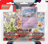 POKÉMON TCG Scarlet & Violet 3 Obsidian Flames Three Booster Blister (Release Date 11 Aug 2023)