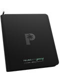 Palms Off Gaming - Collector's Series 12 Pocket SIDE LOADER Zip Trading Card Binder - BLACK