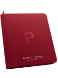 Palms Off Gaming - Collector's Series 12 Pocket SIDE LOADER Zip Trading Card Binder - RED