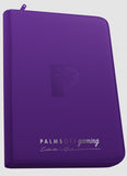Palms Off Gaming - Collector's Series Top Loader Zip Binder - 9 Pocket - Purple