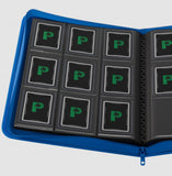 Palms Off Gaming - Collector's Series Top Loader Zip Binder - 9 Pocket - BLUE