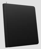 Palms Off Gaming - STEALTH 12 Pocket SIDE LOADER Zip Trading Card Binder - BLACK