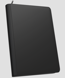 Palms Off Gaming - STEALTH 9 Pocket SIDE LOADER Zip Trading Card Binder - BLACK