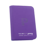 Palms Off Gaming Collector's Series 4 Pocket Zip Trading Card Binder - PURPLE
