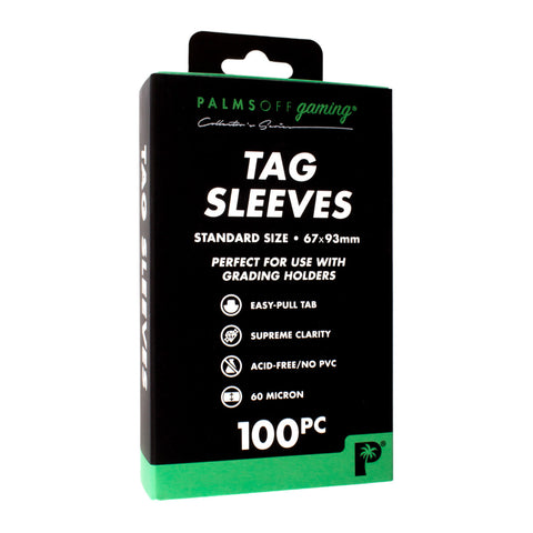 Palms Off Gaming Tag Sleeves - 100pc