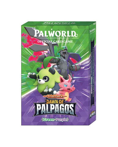 Palworld OFFICIAL CARD GAME TD02 Dawn of Palpagos Trial Deck Green Purple (Release Date 30 Jul 2026)