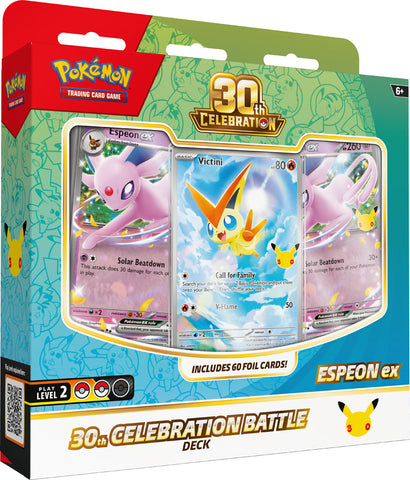 Pokémon TCG 30th Celebration Battle Deck-Espeon ex (Release Date 30 Oct 2026)