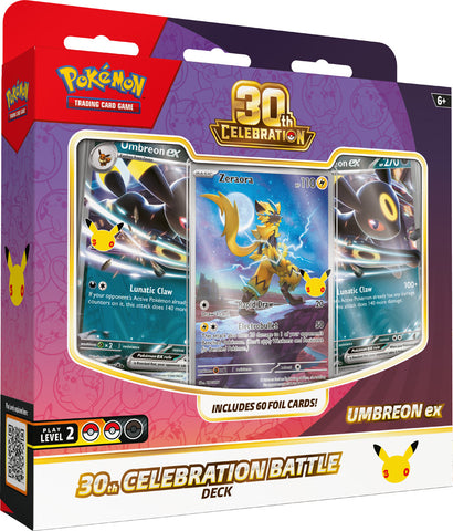 Pokémon TCG 30th Celebration Battle Deck-Umbreon ex (Release Date 30 Oct 2026)