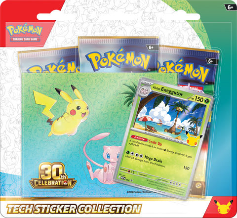 Pokémon TCG 30th Celebration Tech Sticker Collection-Alolan Exeggutor (Release Date 16 Sep 2026)