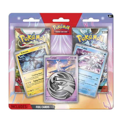 Pokemon TCG Enhanced 2 PK Blisters -Latios, Zekrom, Palkia