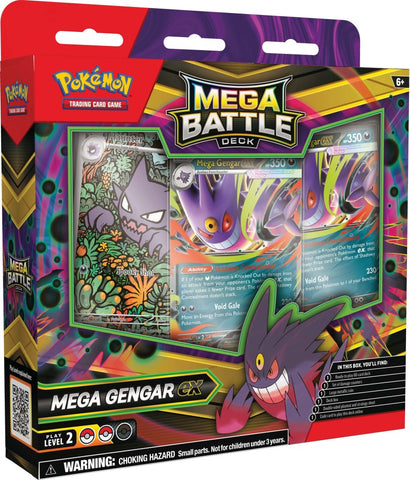 Pokémon TCG Mega Battle Deck—Mega Gengar ex (Release Date 24Oct 2025)