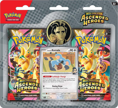 Pokémon TCG Mega Evolution Ascended Heroes Collection-Larry’s Komala (Release Date 20 Feb 2026)