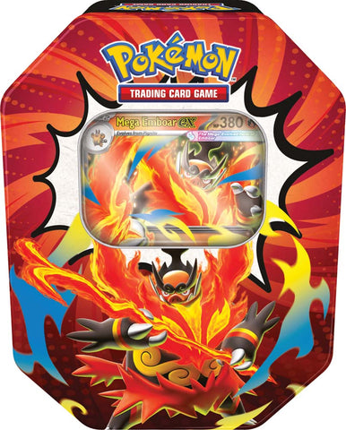 Pokémon TCG Mega Evolution Ascended Heroes Tin-Mega Emboar ex (Release Date 4 Sep 2026)