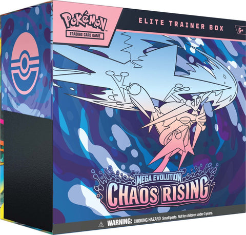 Pokémon TCG Mega Evolution Chaos Rising  Elite Trainer Box (Release Date 22 May 2026)
